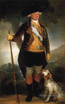  Chasse Tableaux - Le roi Carlos IV en costume de chasse Francisco de Goya